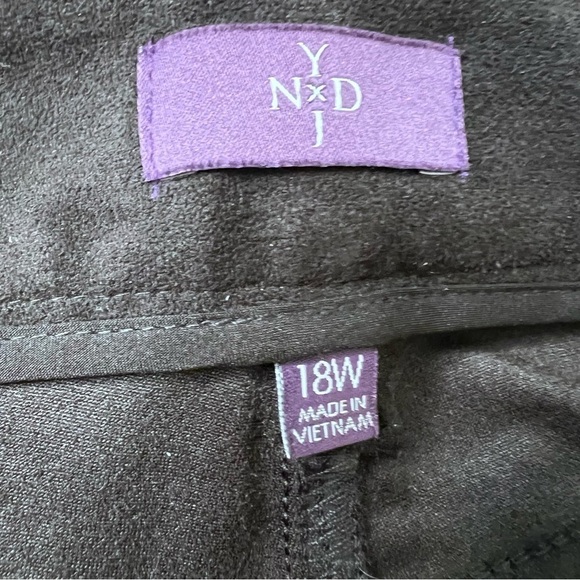 NYDJ Skinny Pants In Faux Suede Size 18 - Picture 11 of 14